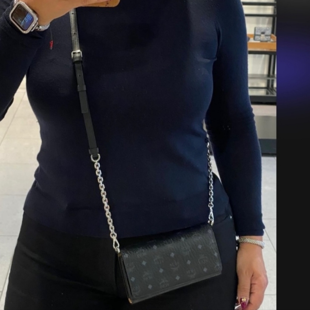 🚫SOLD🚫🆕️MCM Visetos Wallet Crossbody Bag